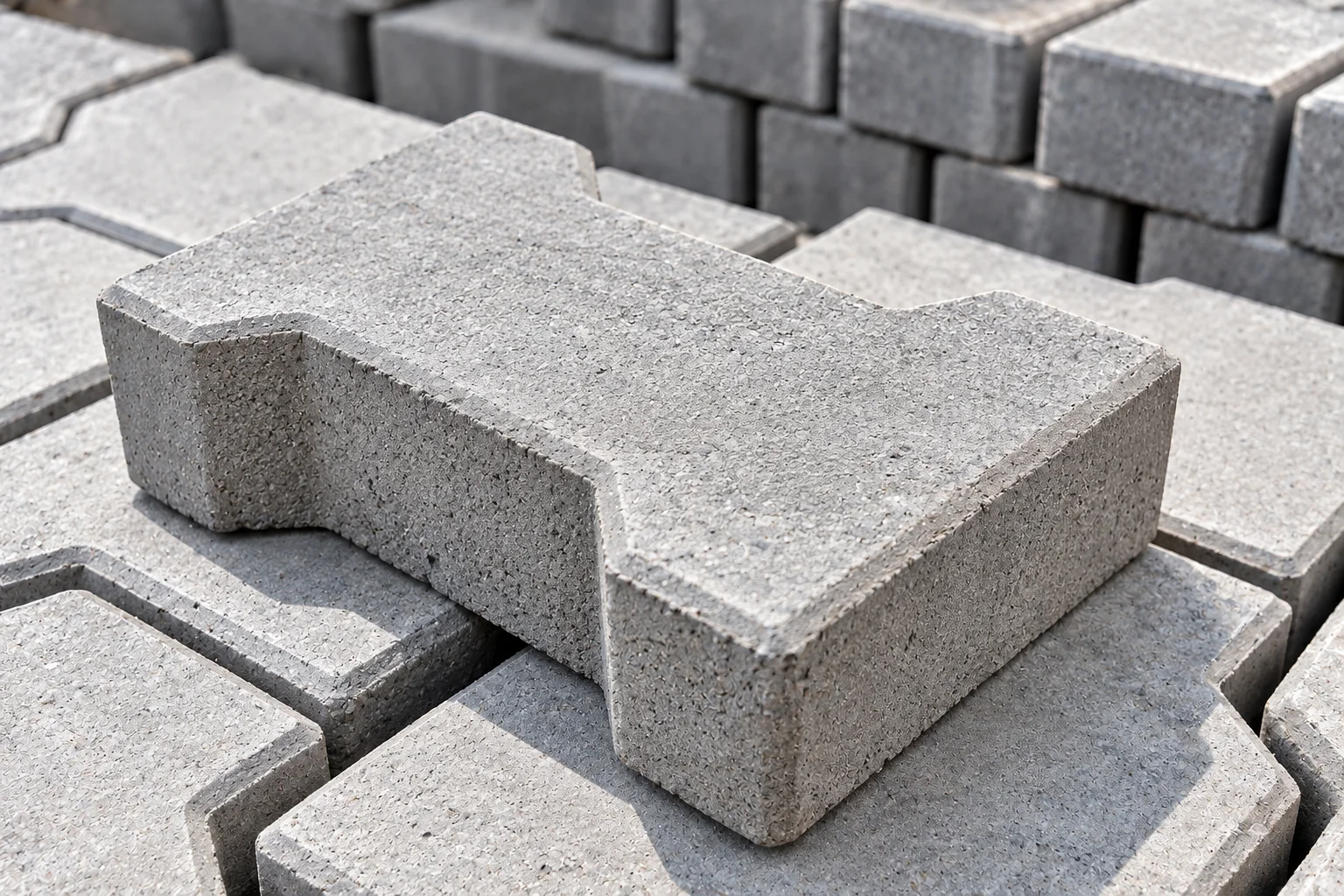 Precast I pavers