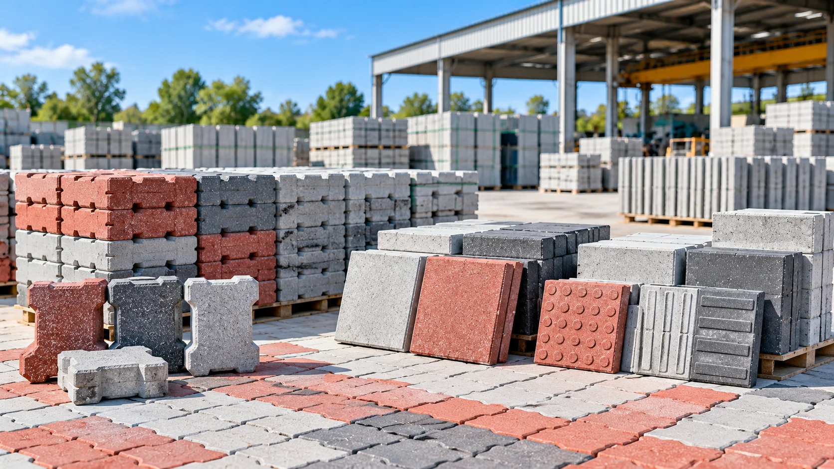 Concrete paver products