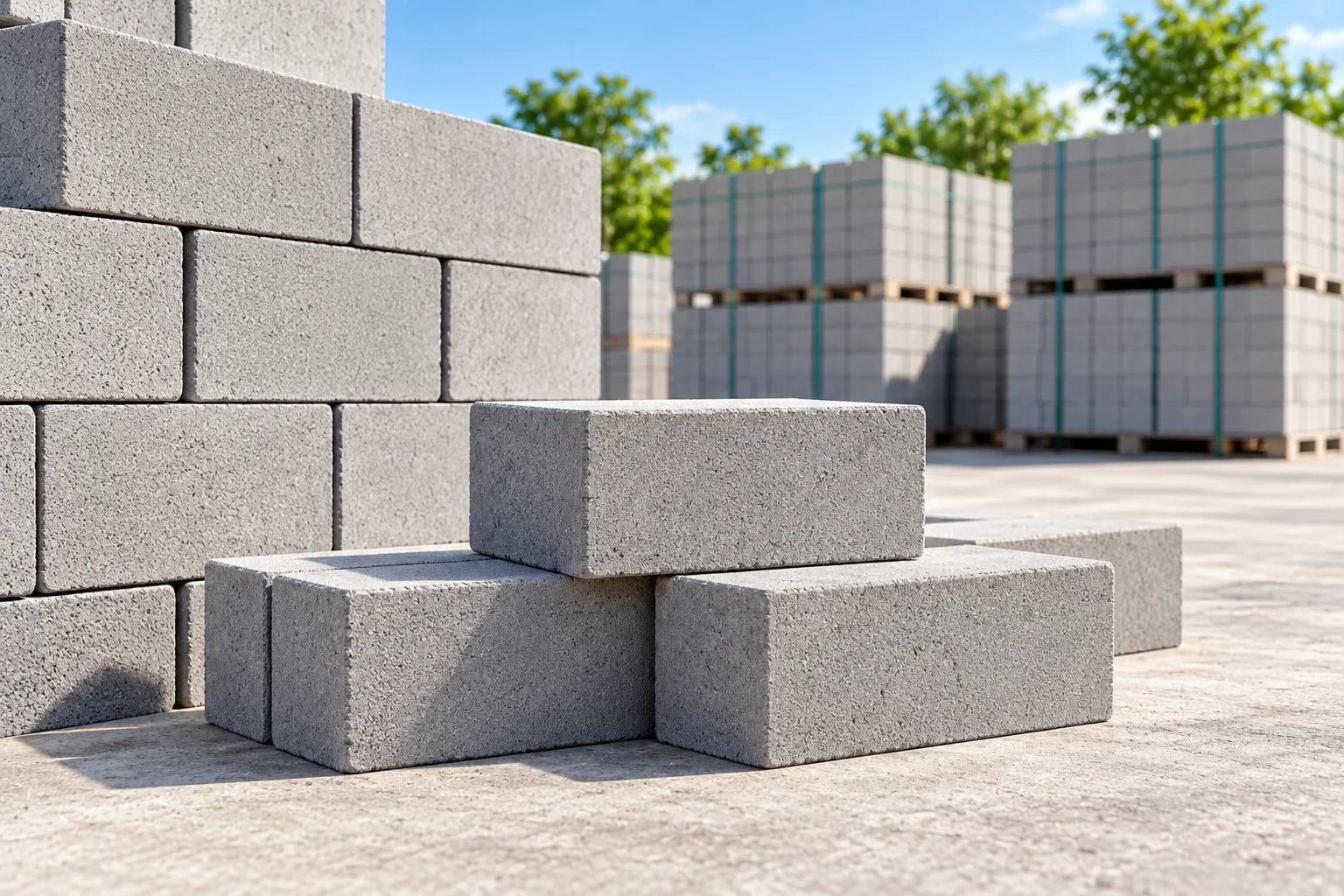 Fly ash bricks for construction